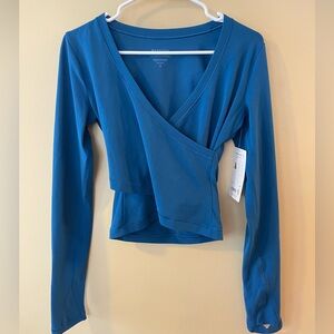 Athleta Transcend wrap top